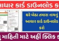 Updates Aadhar Details from Home