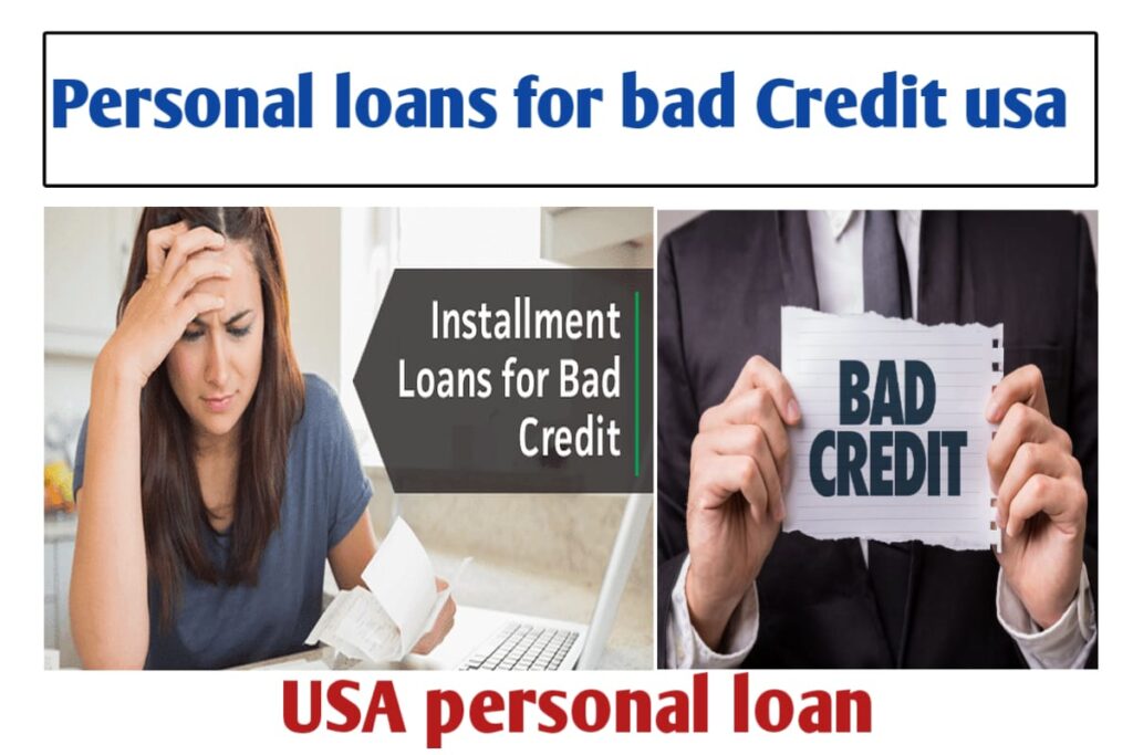 personal loans for bad credit usa