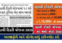 Gujarat Vahali Dikari Yojana 2025 Registration, Benefits, And Eligibility, Apllication Form, How to Apply.